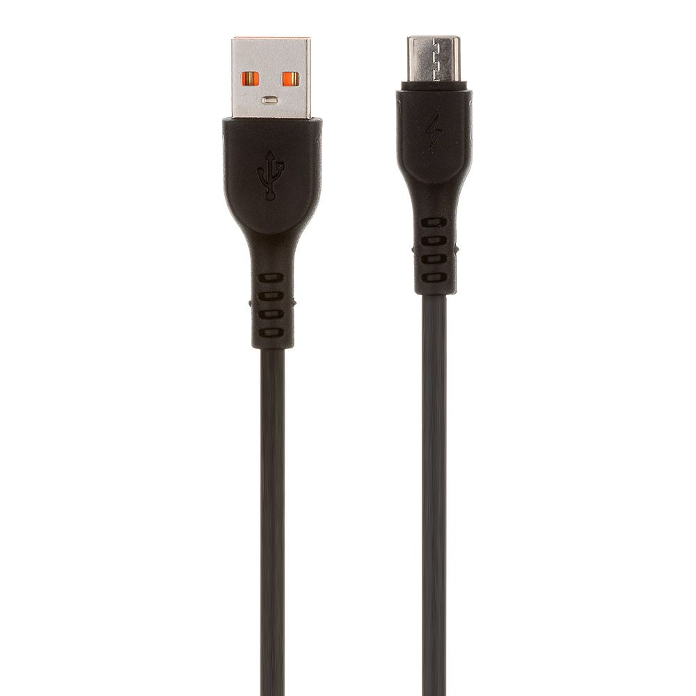 USB кабель "LP" USB Type-C "Extra" TPE (черный/коробка)