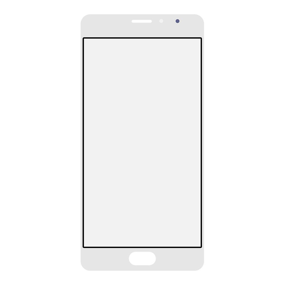 Стекло + OCA пленка для переклейки Meizu Pro 7 Plus (белый)