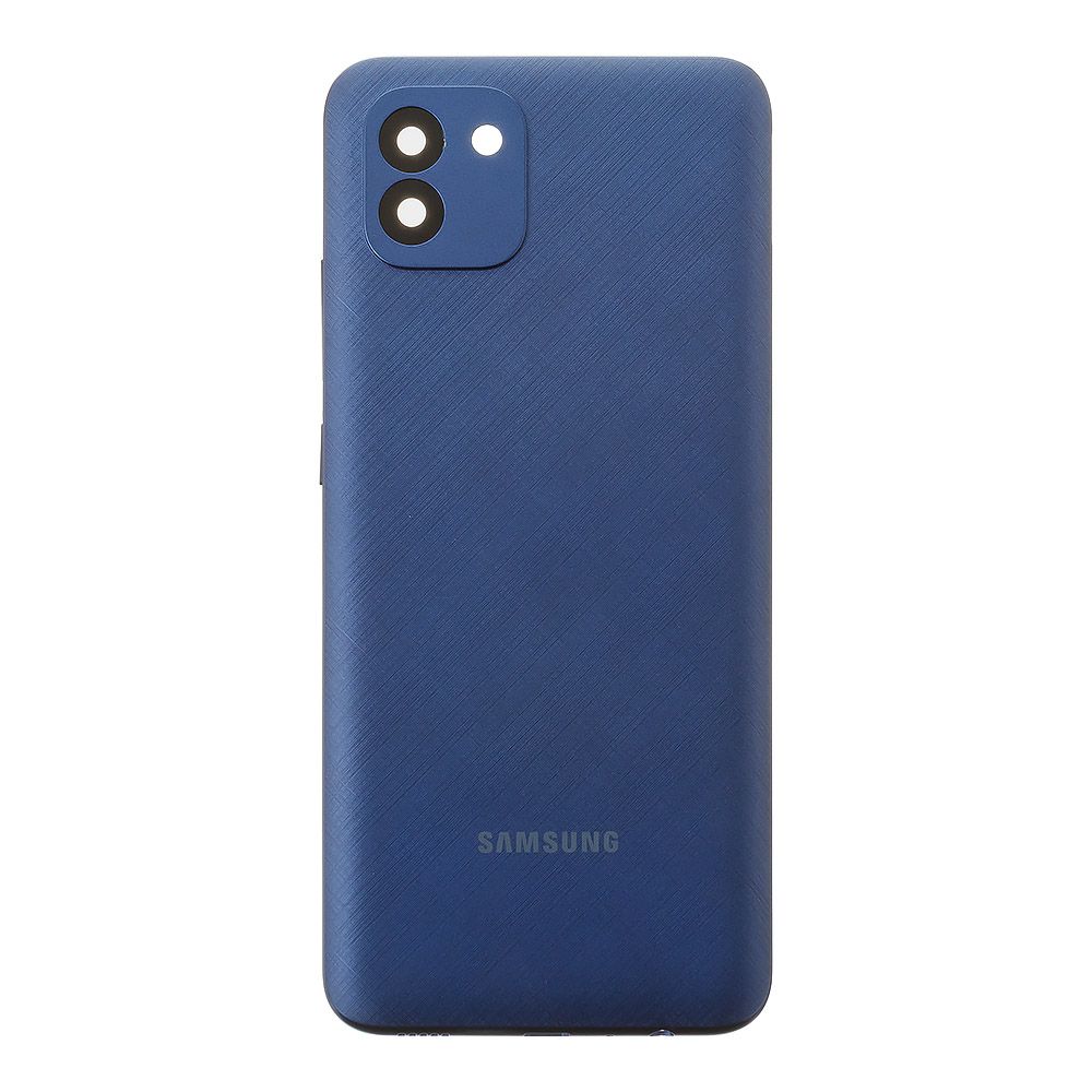 Задняя крышка для Samsung Galaxy A03 SM-A035 (синий)