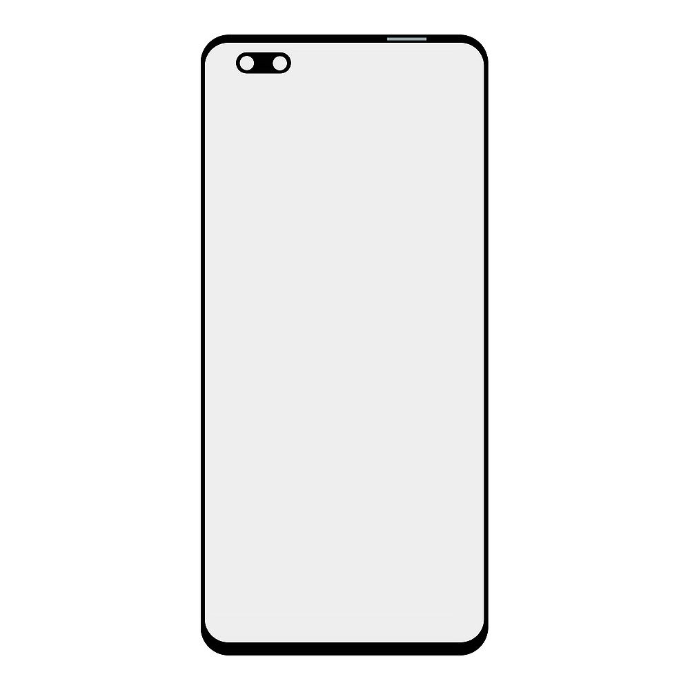 Стекло для переклейки Huawei Honor 30 Pro Plus (EBG-AN10) ( (черный)