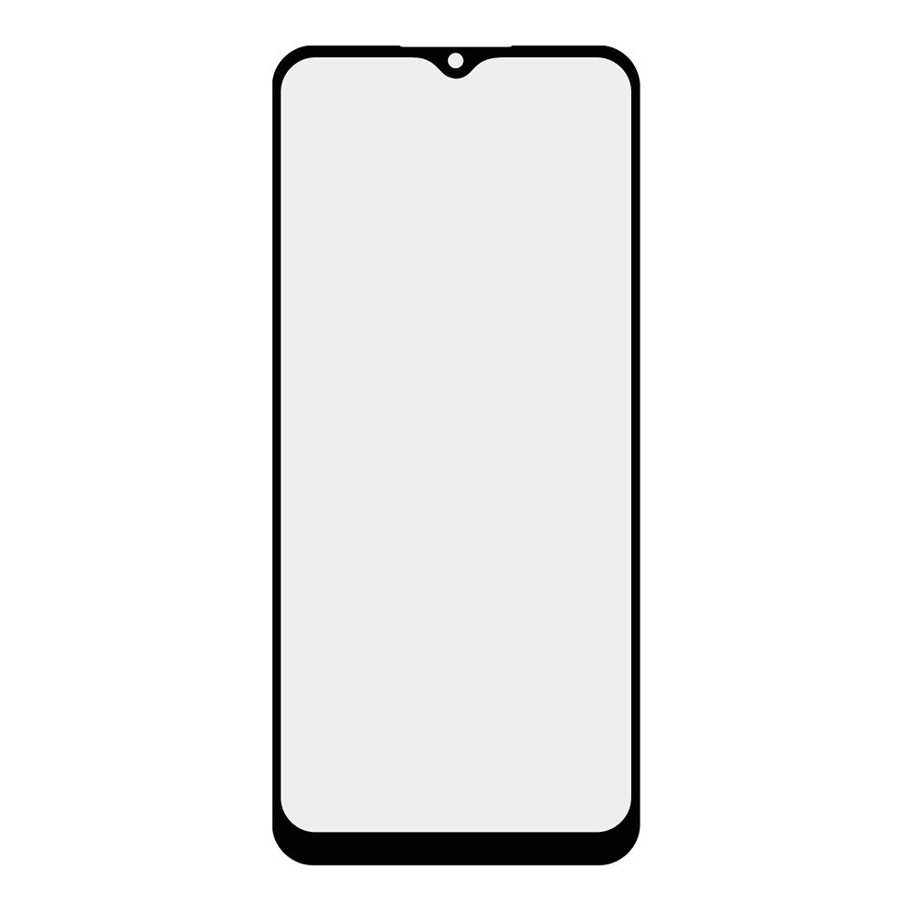 Стекло + OCA пленка для переклейки Oppo A17/A17k/A57s/A57/Realme C35 (черный)