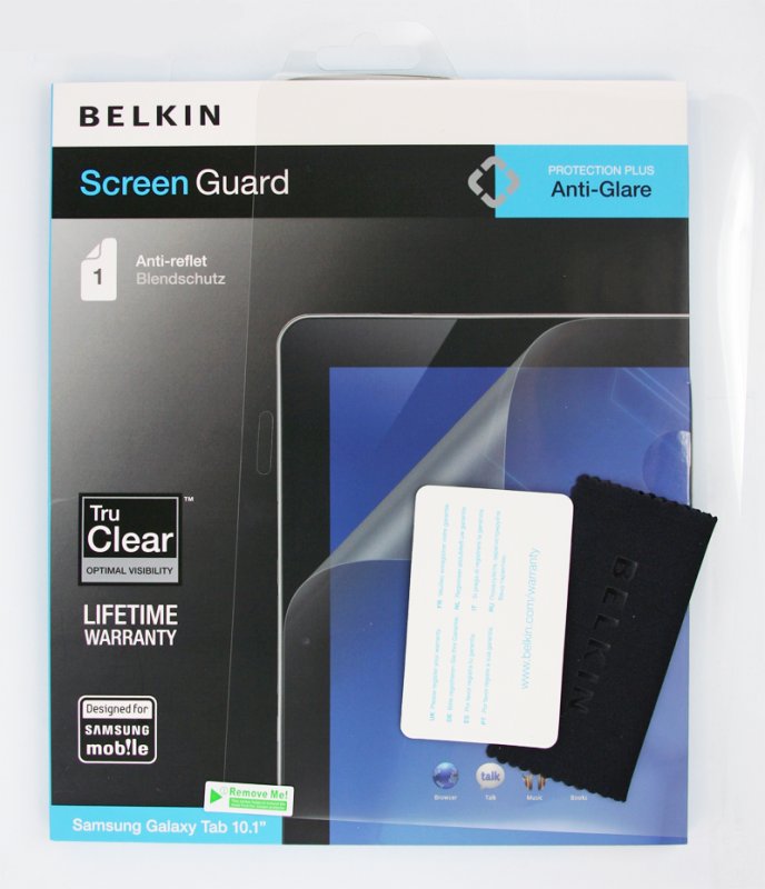 Защитная пленка Belkin для Samsung Galaxy Tab 10.1 (F8N706CW) матовая