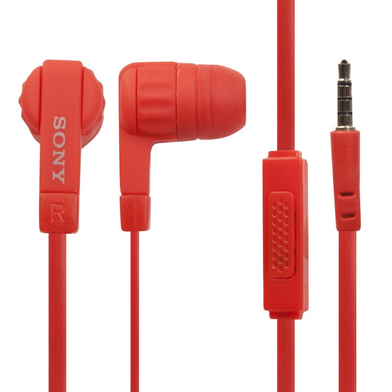 Гарнитура Sony MDR-EX850AP (красная/коробка)