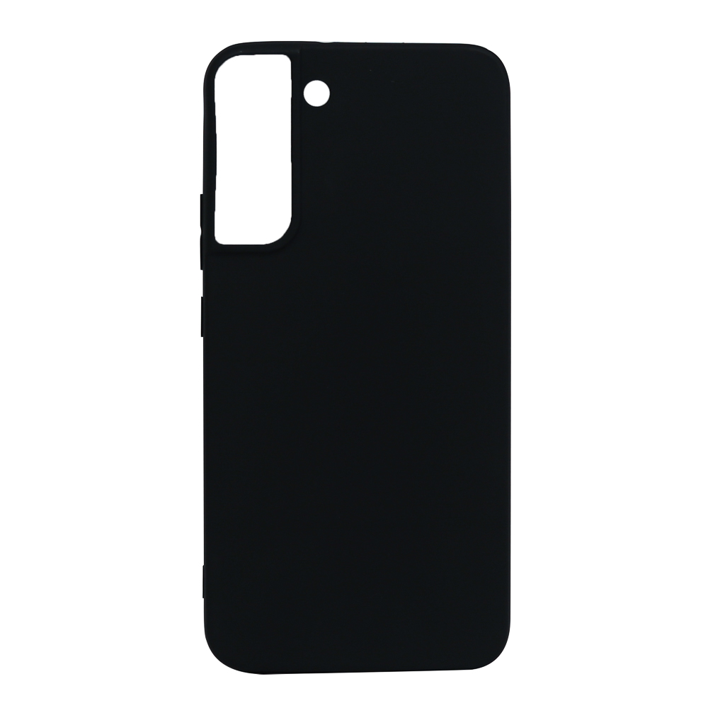 Силиконовый чехол "LP" для Samsung Galaxy S22 Plus TPU (черный непрозрачный) европакет