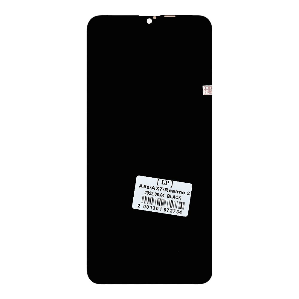 LCD дисплей для Oppo A5s/A12/AX7/Realme 3 с тачскрином (черный)