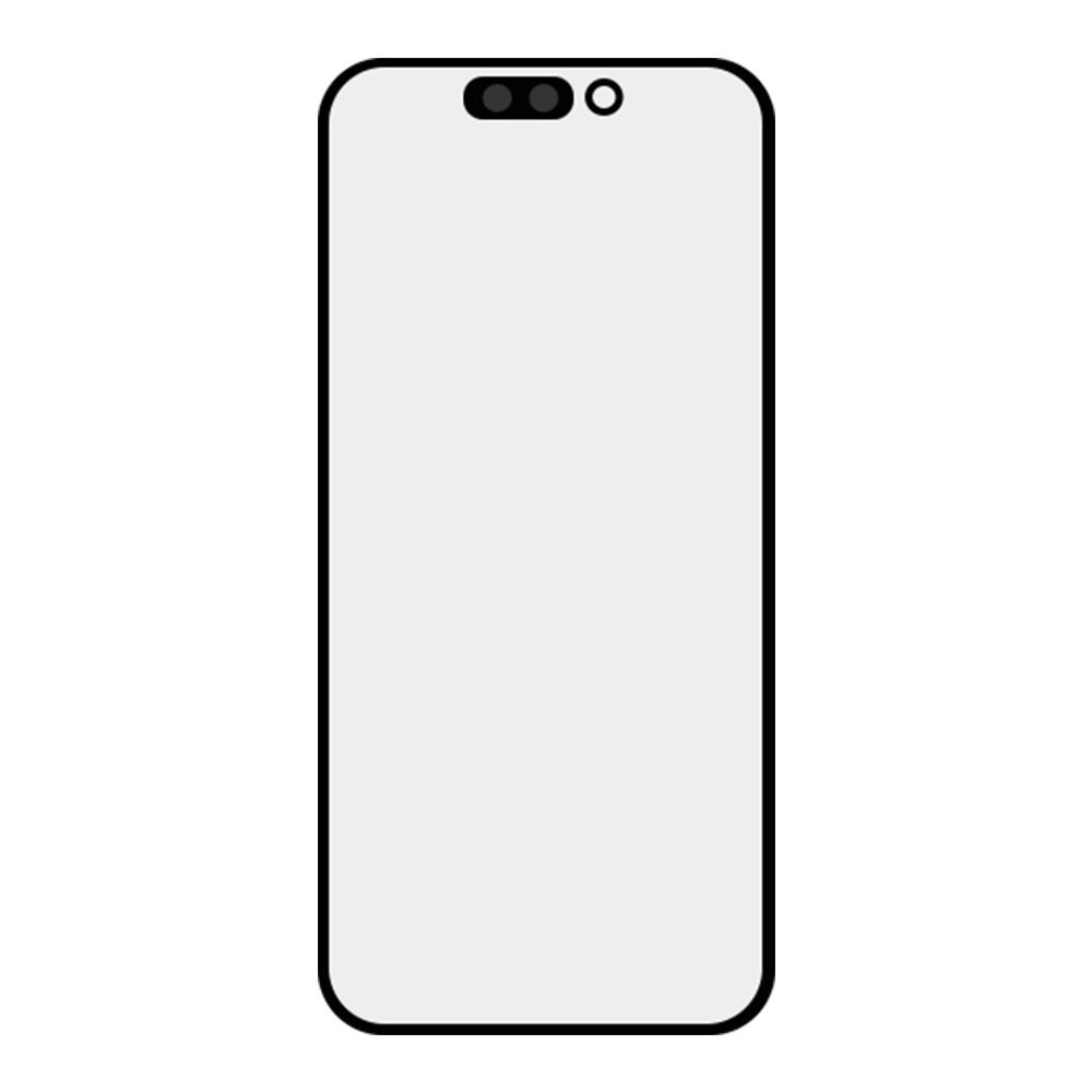 G+OCA PRO стекло для IPhone 15 Pro олеофобное покрытие (черный)