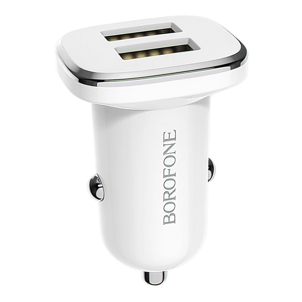 АЗУ BOROFONE BZ12 Lasting Power 2xUSB, 2.4A (белый)