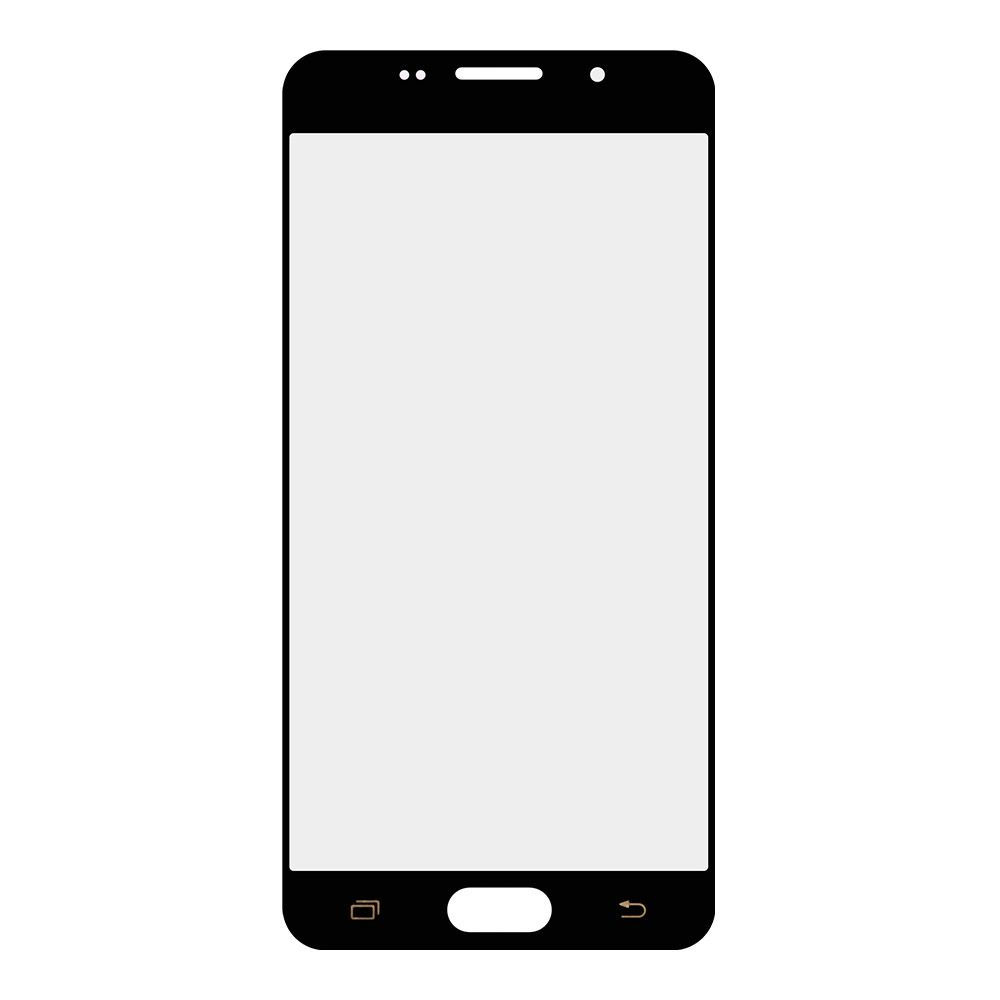 Стекло для переклейки Samsung SM-A510 A5 2016 (цвет черный)