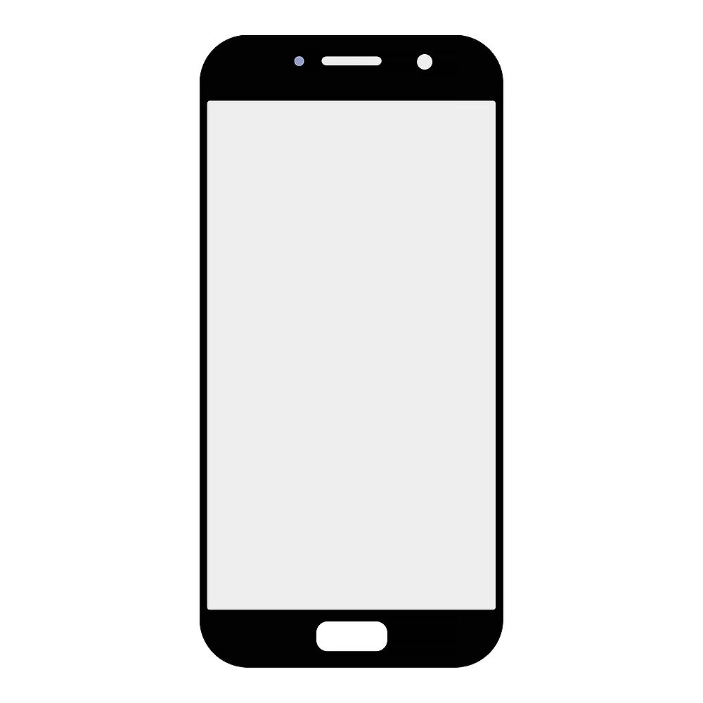 Стекло + OCA плёнка для переклейки Samsung A520F Galaxy A5 (2017) (черный)