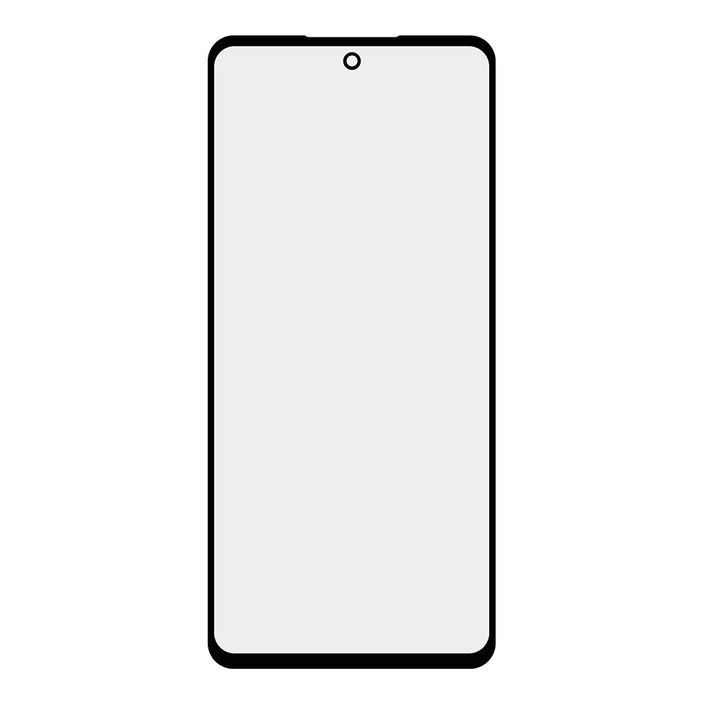 Стекло + OCA плёнка для переклейки Samsung SM-M526B Galaxy M52 (черный)