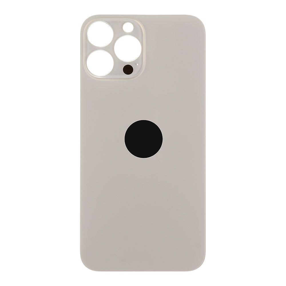 Задняя крышка для iPhone 13 Pro Max (золотой) с логотипом, монолит