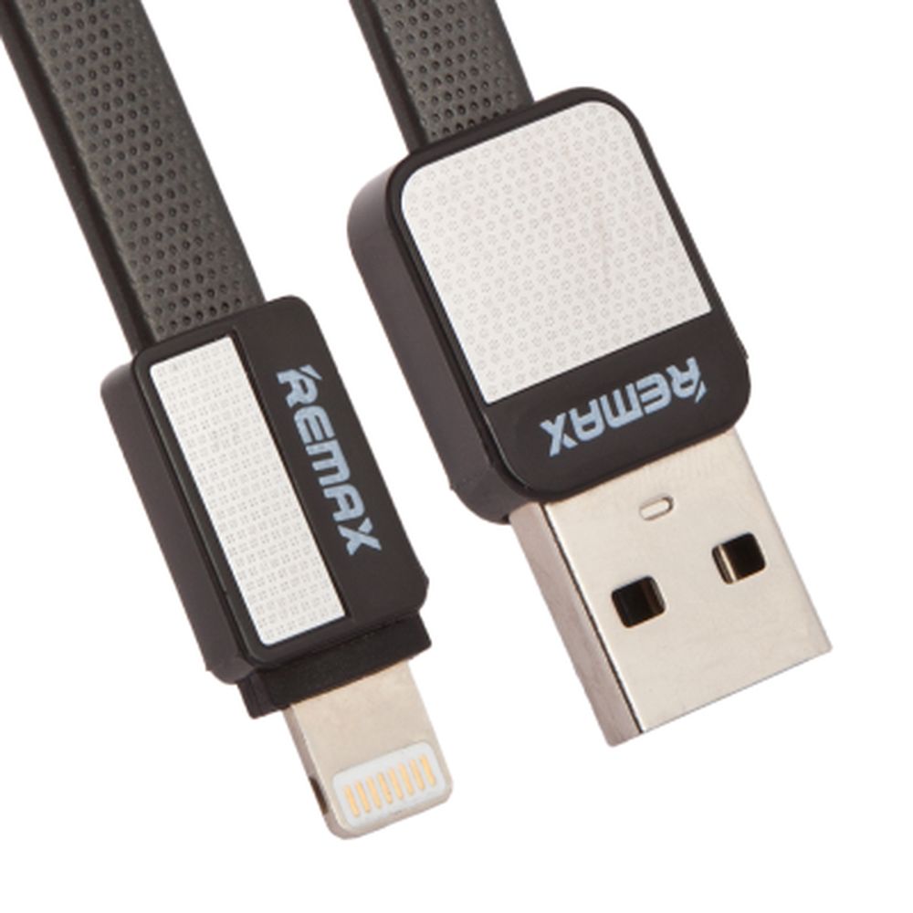 USB кабель REMAX RC-044i Platinum Lightning 8-pin, 1м, TPE (черный)