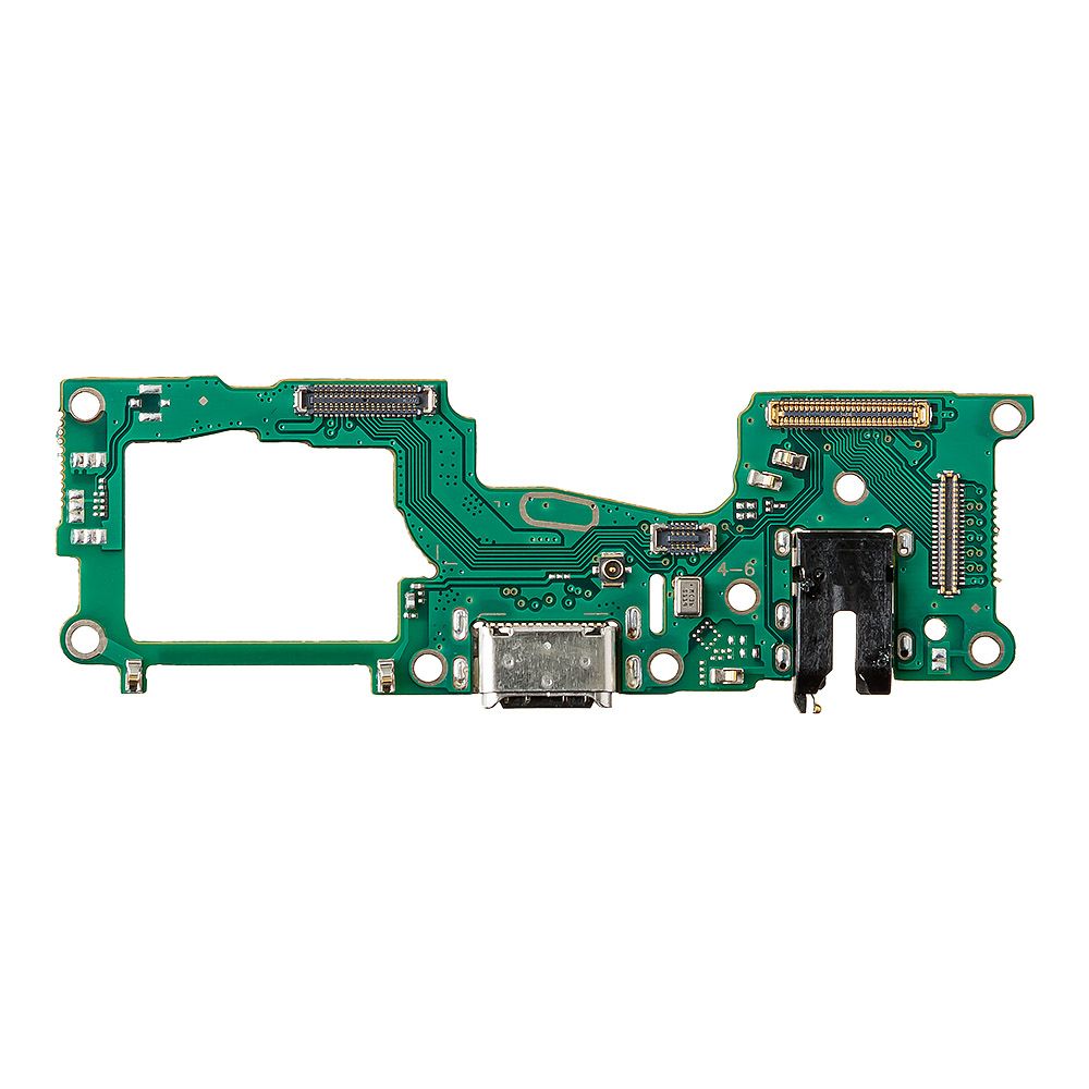 Шлейф/FLC OPPO A74 на системный разъём/разъём гарнитуры/микрофон