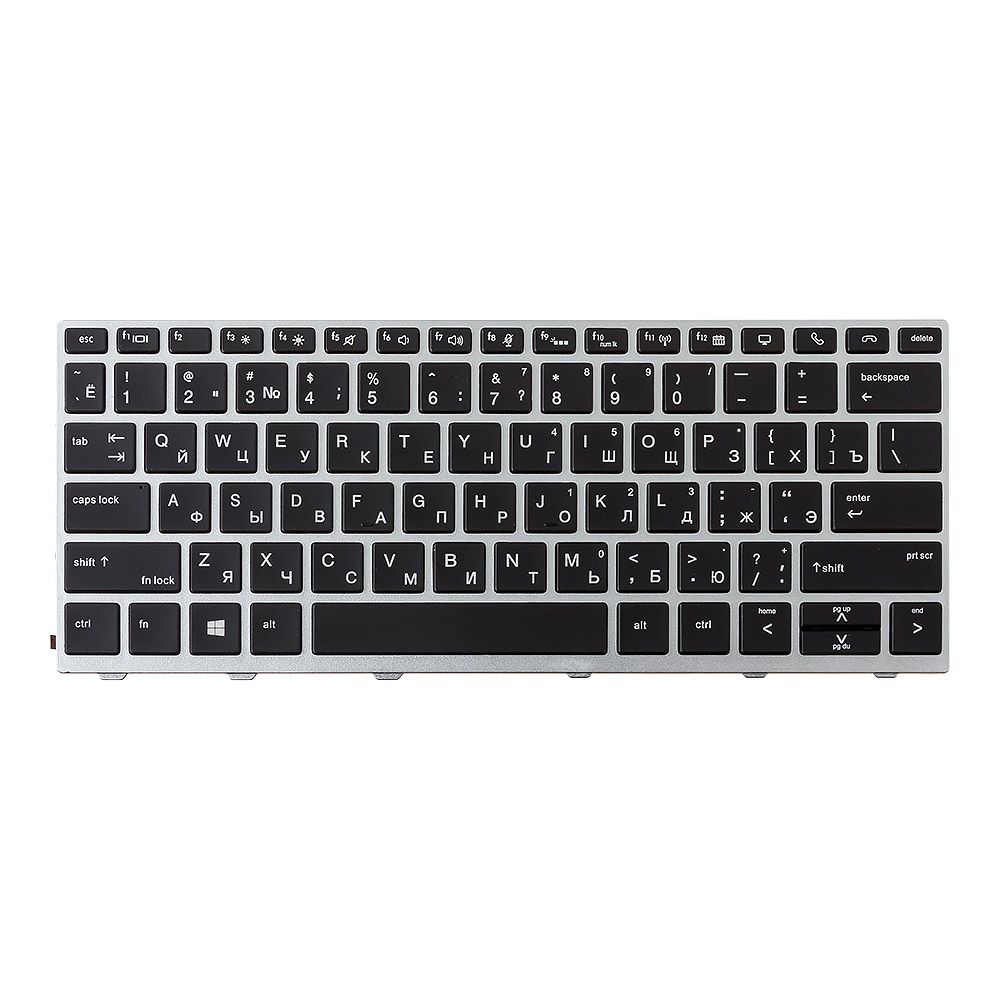 Клавиатура для HP EliteBook x360 830 G5 с подсветкой черный