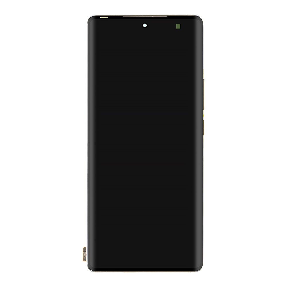 LCD дисплей для Tecno Spark 20 Pro + (KJ7) с тачскрином в рамке (черный) OR LCD