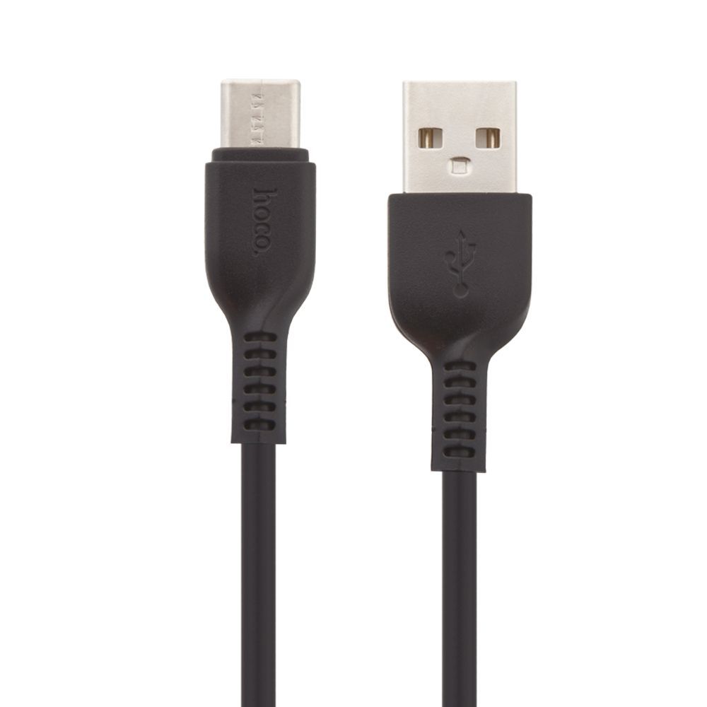 USB кабель HOCO X20 Flash Type-C, 3А, 2м, PVC (черный)