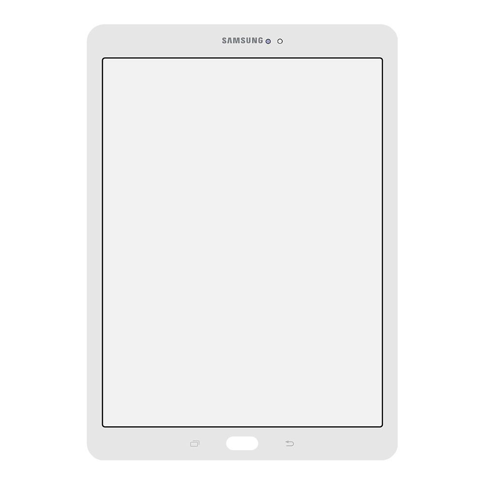 Стекло + OCA плёнка для переклейки Samsung Galaxy Tab S3 9.7" T815/T820/T825/T819 (белый)
