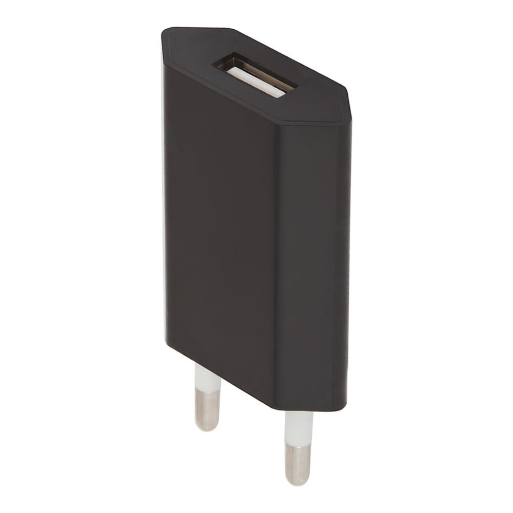 СЗУ "LP" с USB выходом 1А (черный/коробка)