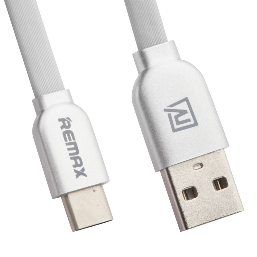 USB кабель REMAX RC-047a T-c Type-C, 1м, TPE (серый)