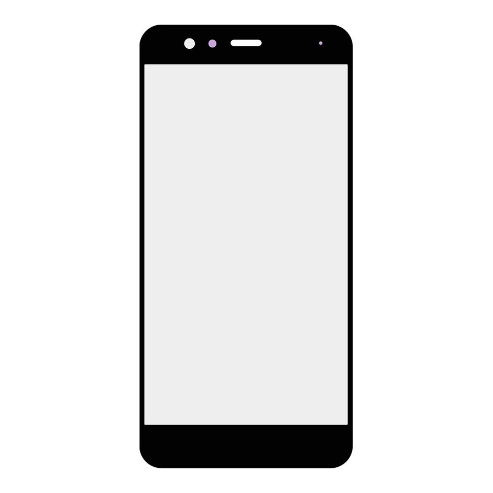 Стекло + OCA плёнка для переклейки Huawei Nova Lite (PRA-LX2) (черный)
