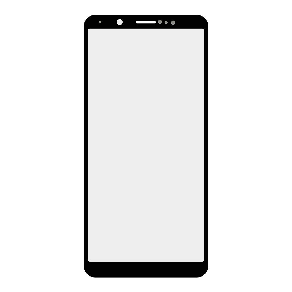 Стекло + OCA пленка для переклейки Vivo V7 (черный)