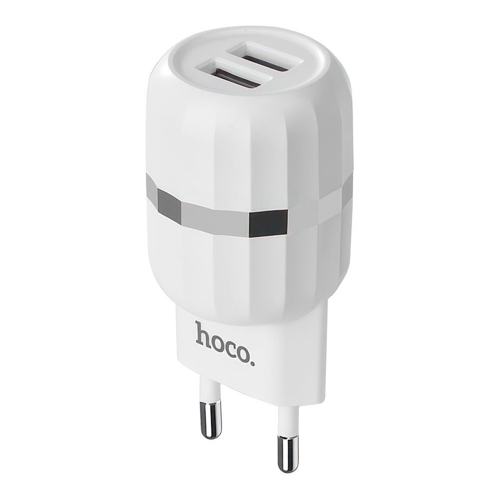 СЗУ HOCO C41A Wisdom 2xUSB, 2.4А (белый)