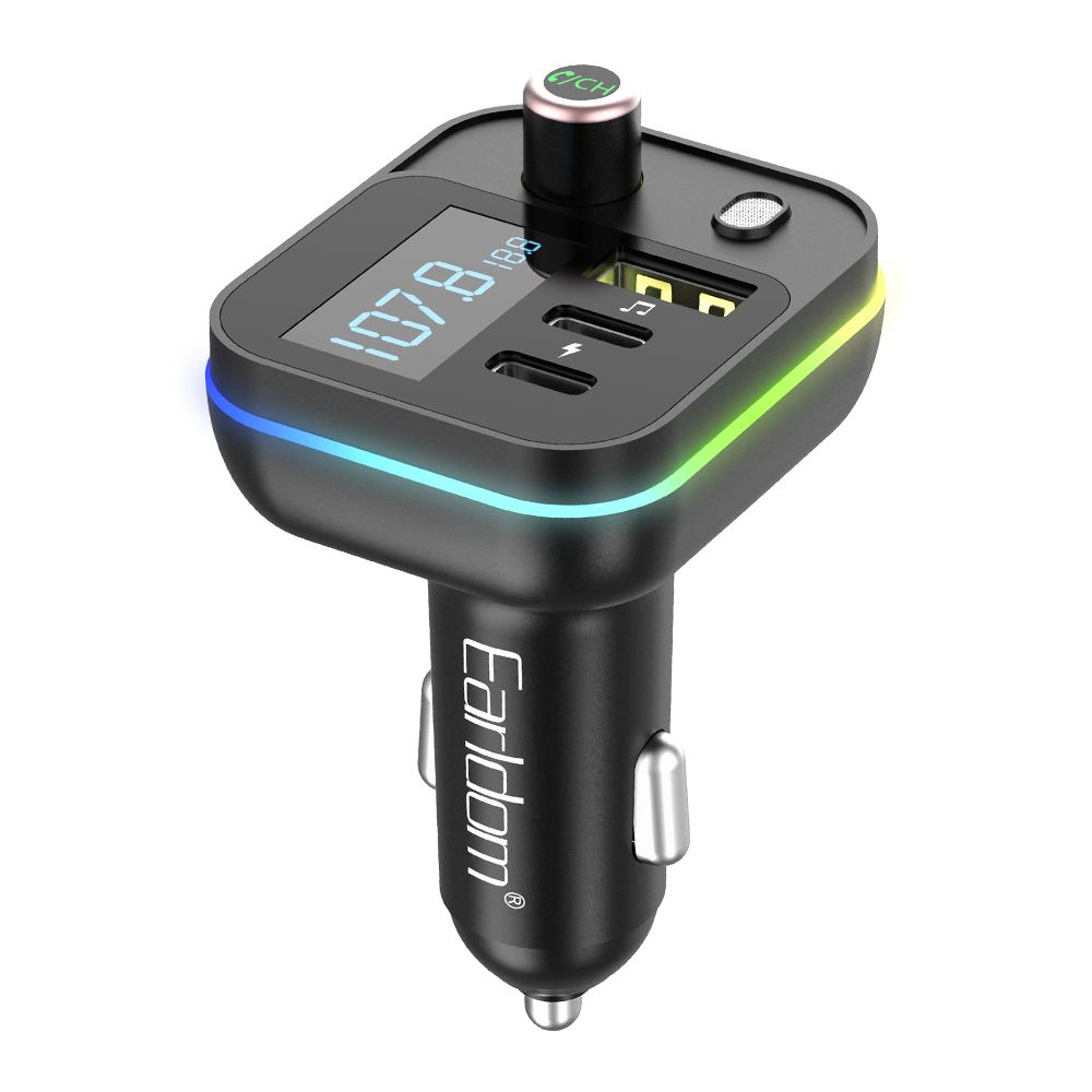 АЗУ Earldom ET-M88 1A2C, QC3.0 3.1A, PD20W, BT5.0, TF, USB, RGB, LED, FM