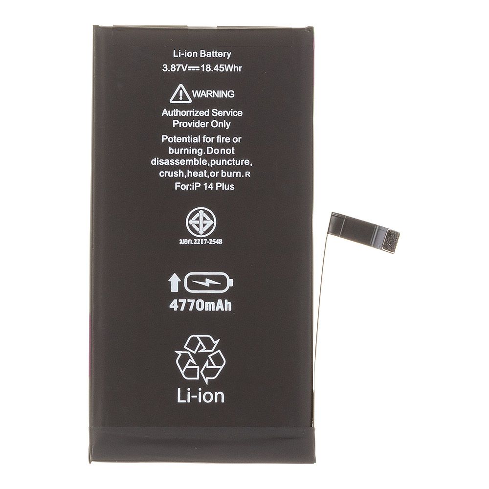 Аккумулятор (АКБ) для iPhone 14 Plus Li 4770 mAh повышенная емкость Ultra Capacity, Статус "Genuine" (Подлинный)