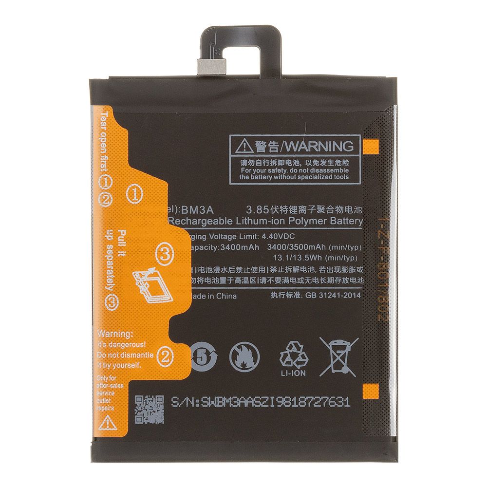 Аккумулятор (АКБ) Xiaomi Mi Note 3 (BM3A) 100% Filling Capacity