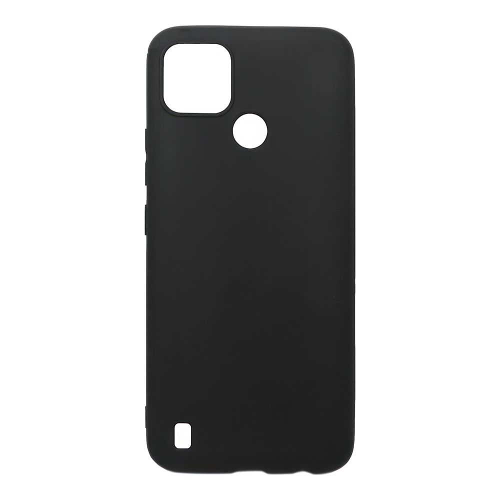 Силиконовый чехол "LP" для Realme C21Y TPU (черный непрозрачный) европакет