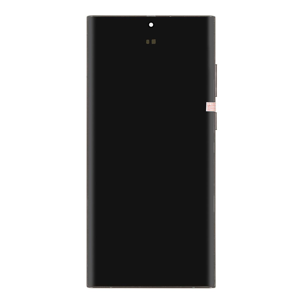 LCD дисплей для Samsung Galaxy S22 Ultra SM-S908 в сборе в рамке CK Soft OLED 6.81 (черный)