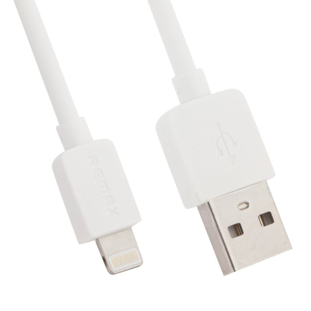USB кабель REMAX RC-06i Light Lightning 8-pin, 1м, TPE (белый)