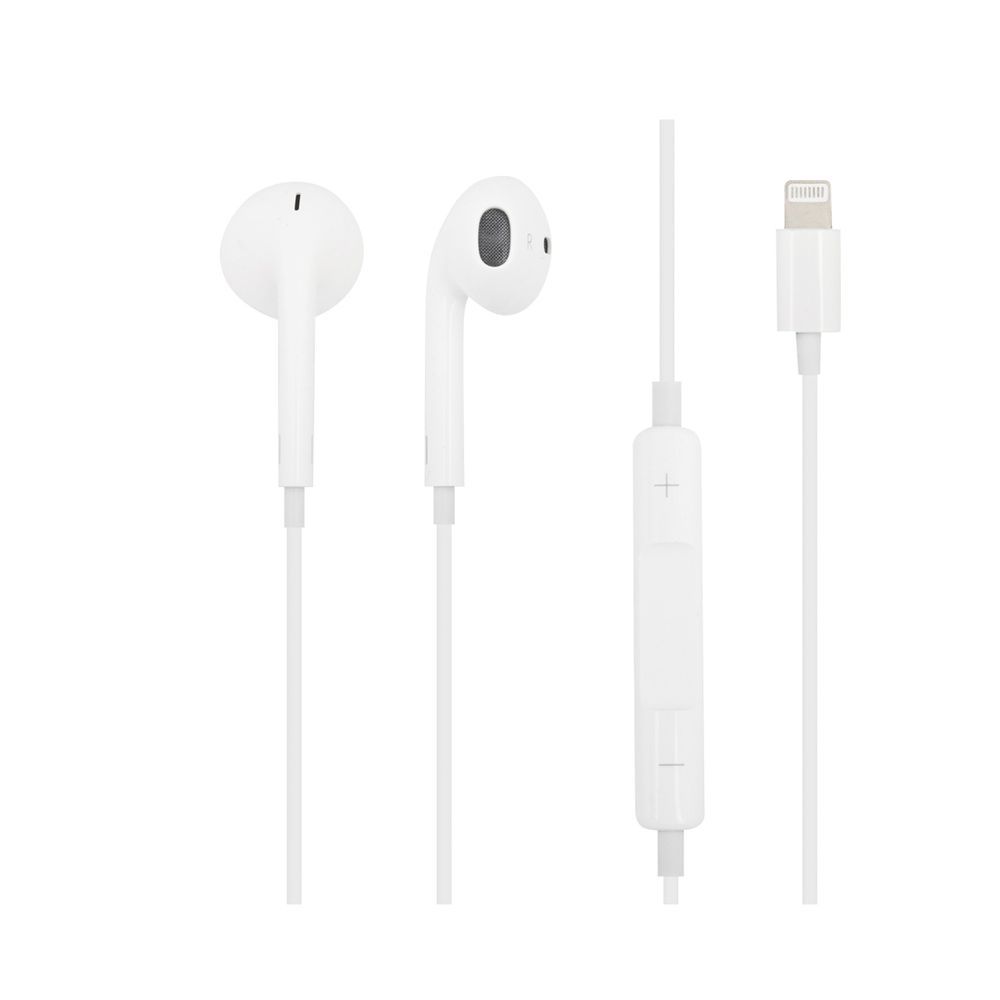 Гарнитура HOCO L7 Original Lightning 8-pin, вкладыши, громкость +/-, 1.2м (белый)