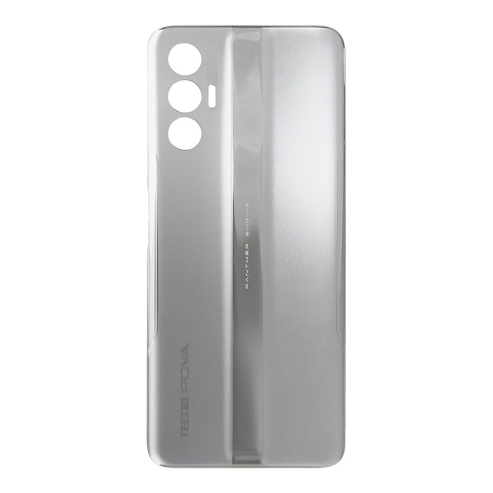 Задняя крышка для Tecno Pova 3 (LF7N) (серебристый)