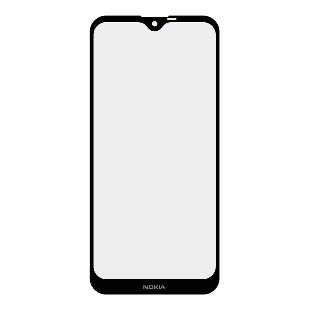Стекло для переклейки Nokia 2.3  (черный)