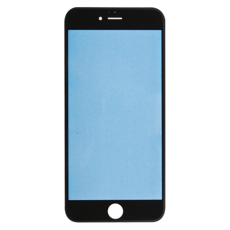 Стекло в сборе с рамкой для iPhone 6S Plus (черный)