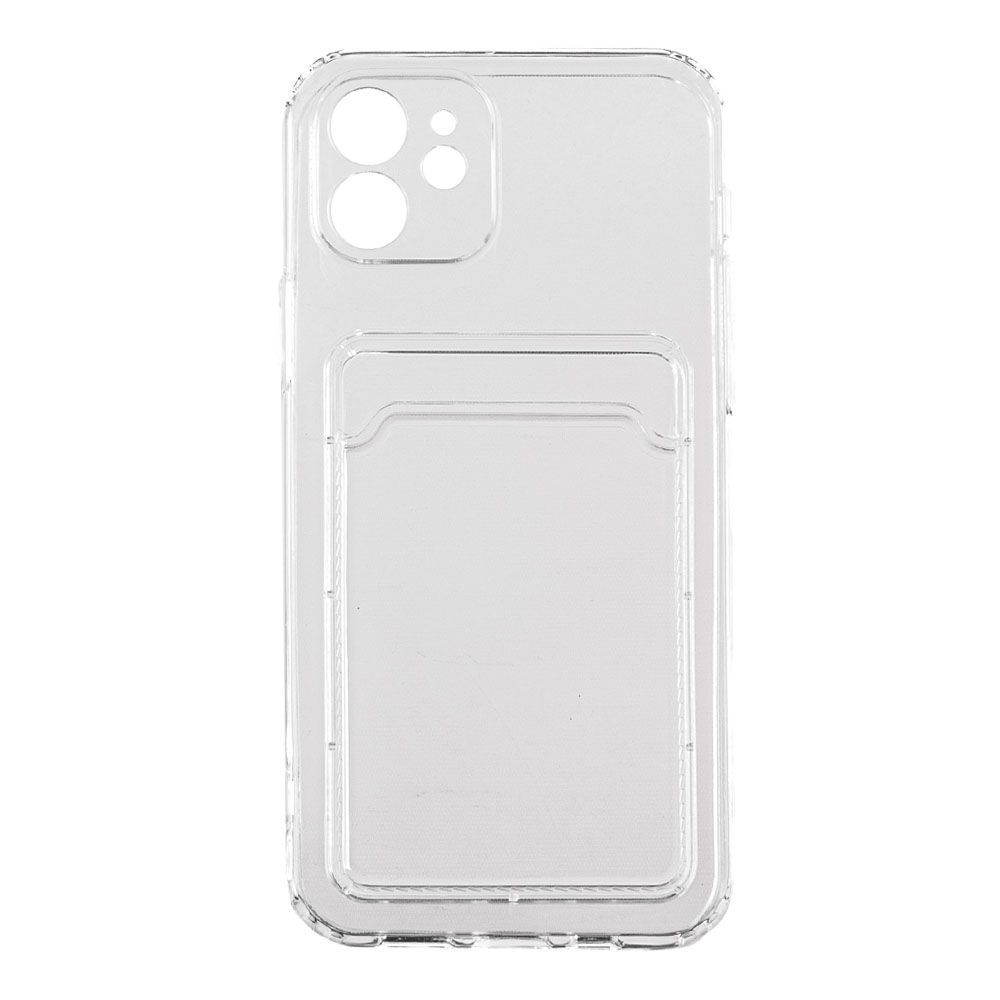 Силиконовый чехол для iPhone 12 карман для карт