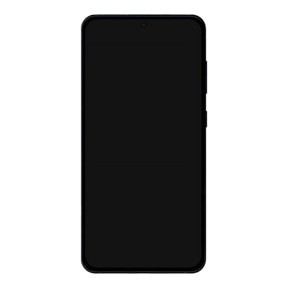 LCD дисплей для Samsung Galaxy S21 FE SM-G990 GH82-26414A в рамке (серый) 100% OR