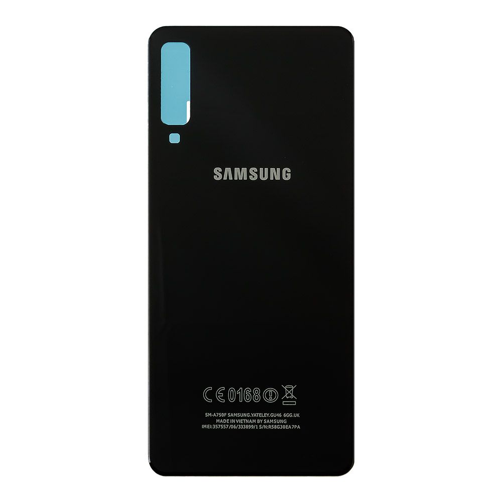 Задняя крышка для Samsung Galaxy A7 (2018) SM-A750 (черный)