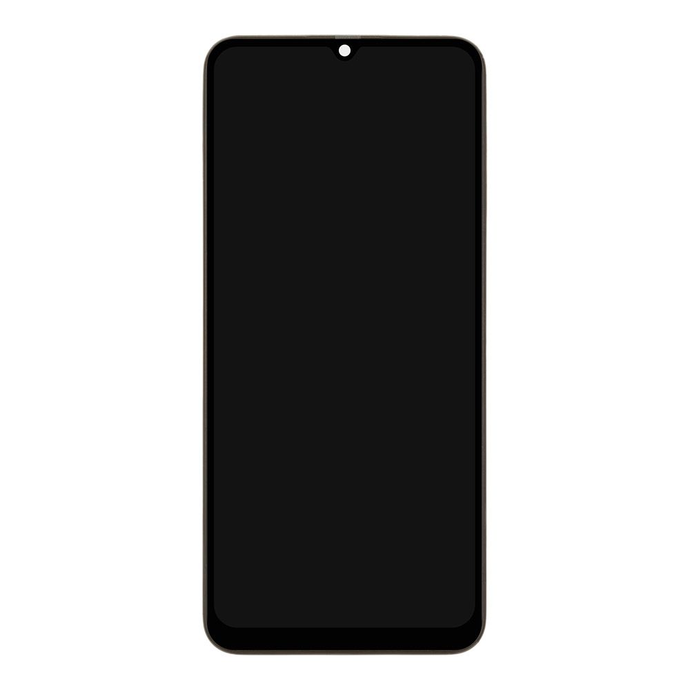 LCD дисплей для Samsung Galaxy A02s SM-A025 в сборе с тачскрином в рамке (черный)