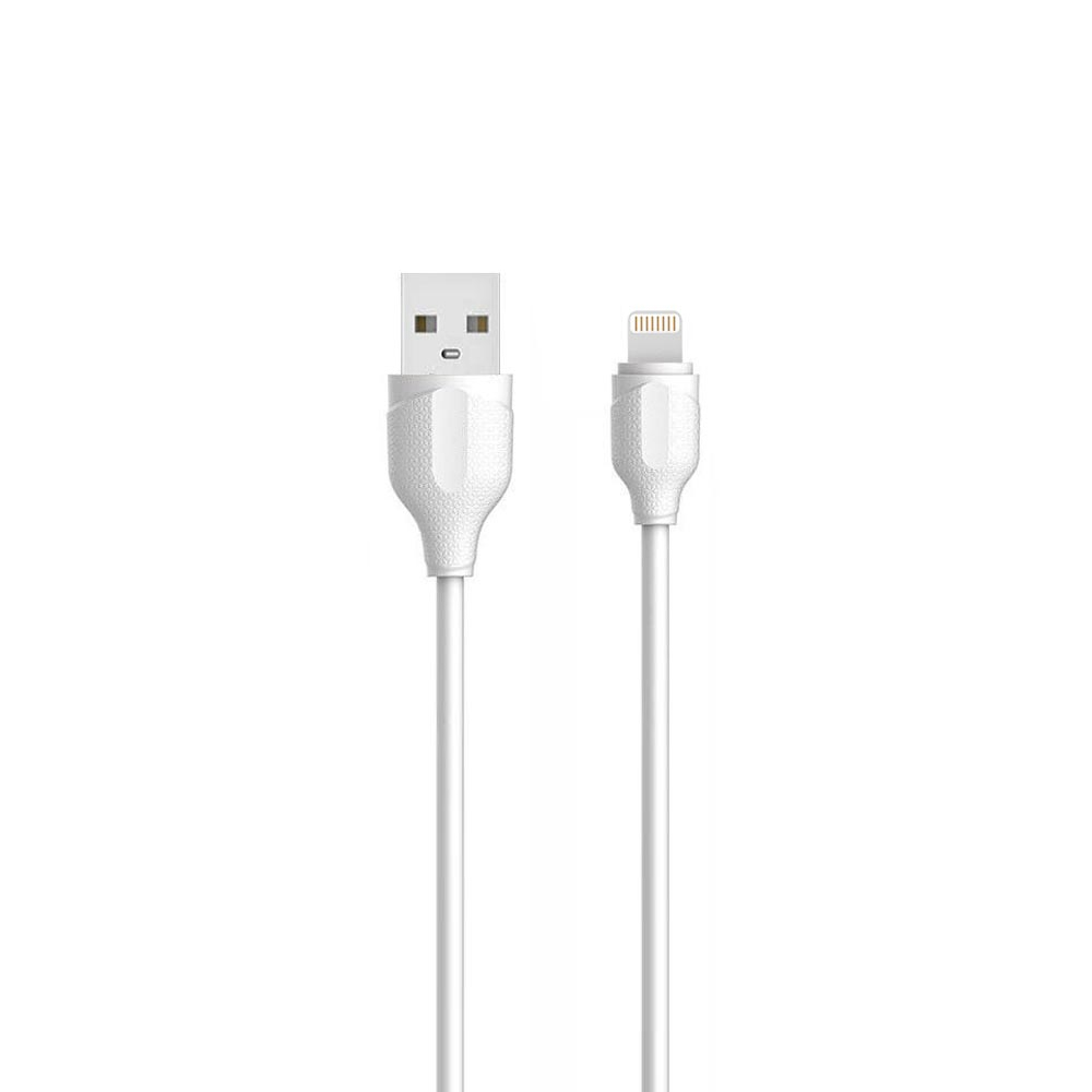 USB кабель LDNIO LS371 Lightning 8-pin, 1м, TPE (белый/коробка)