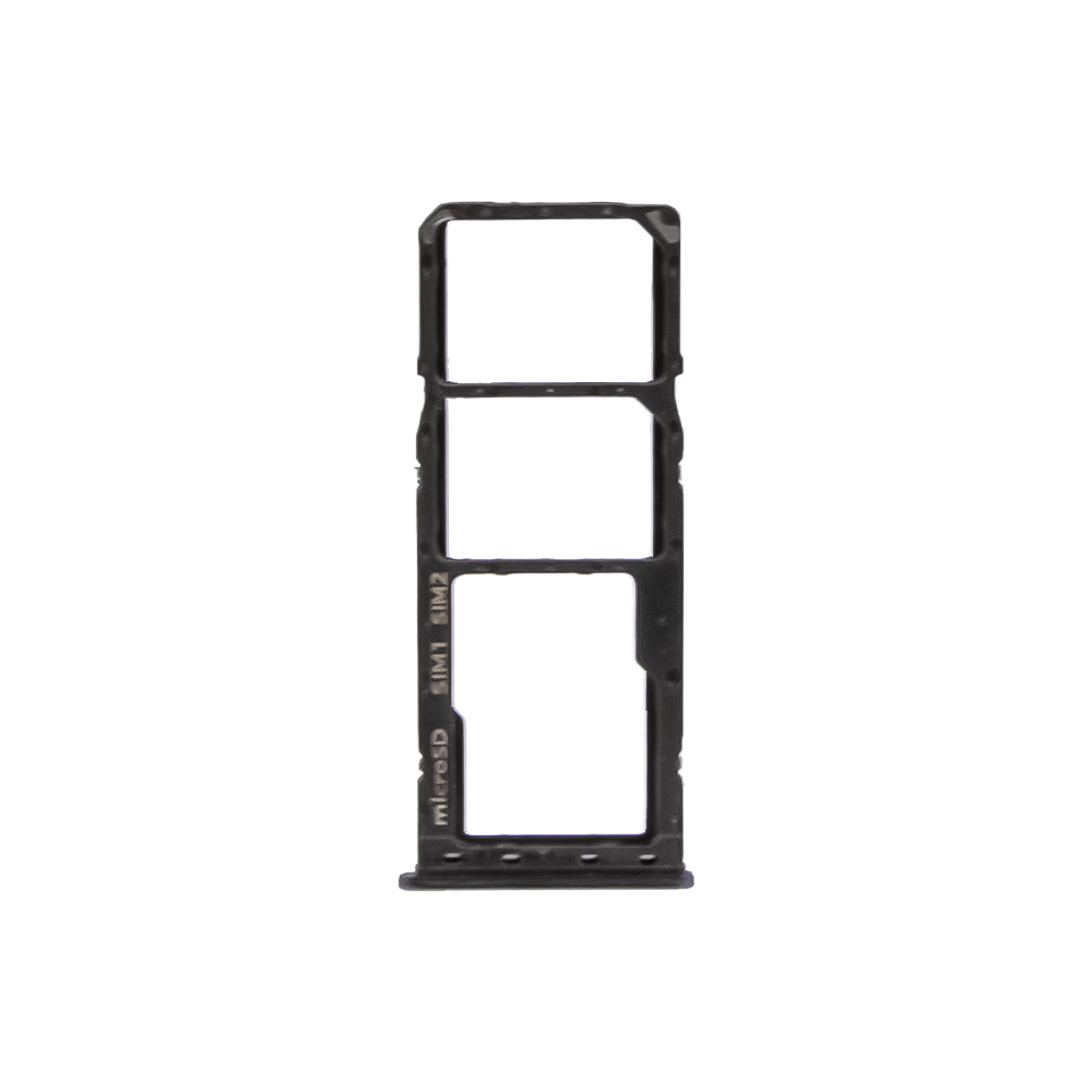 Держатель SIM карты для Samsung A750F (A7 2018) Черный
