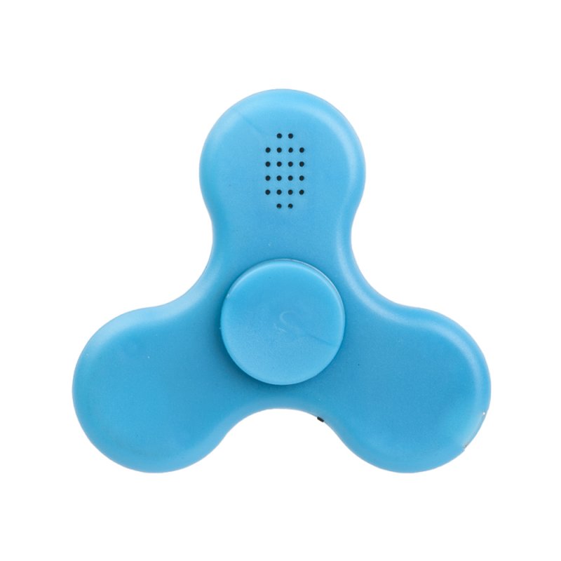 Колонка беспроводная Bluetooth "LP" spinner с LED подсветкой (синяя)