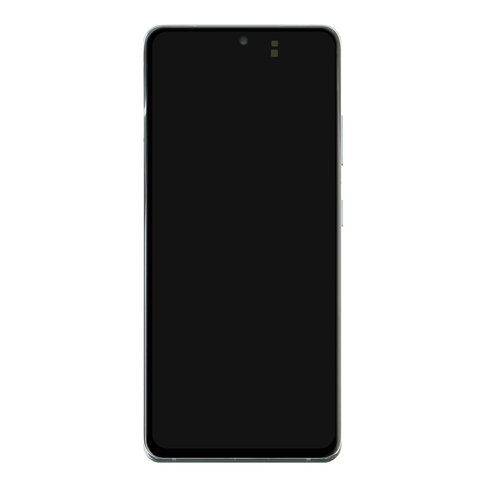 LCD дисплей для Samsung Galaxy S21 Ultra SM-G998 GH82-26035 в рамке (серебро) 100% OR SP