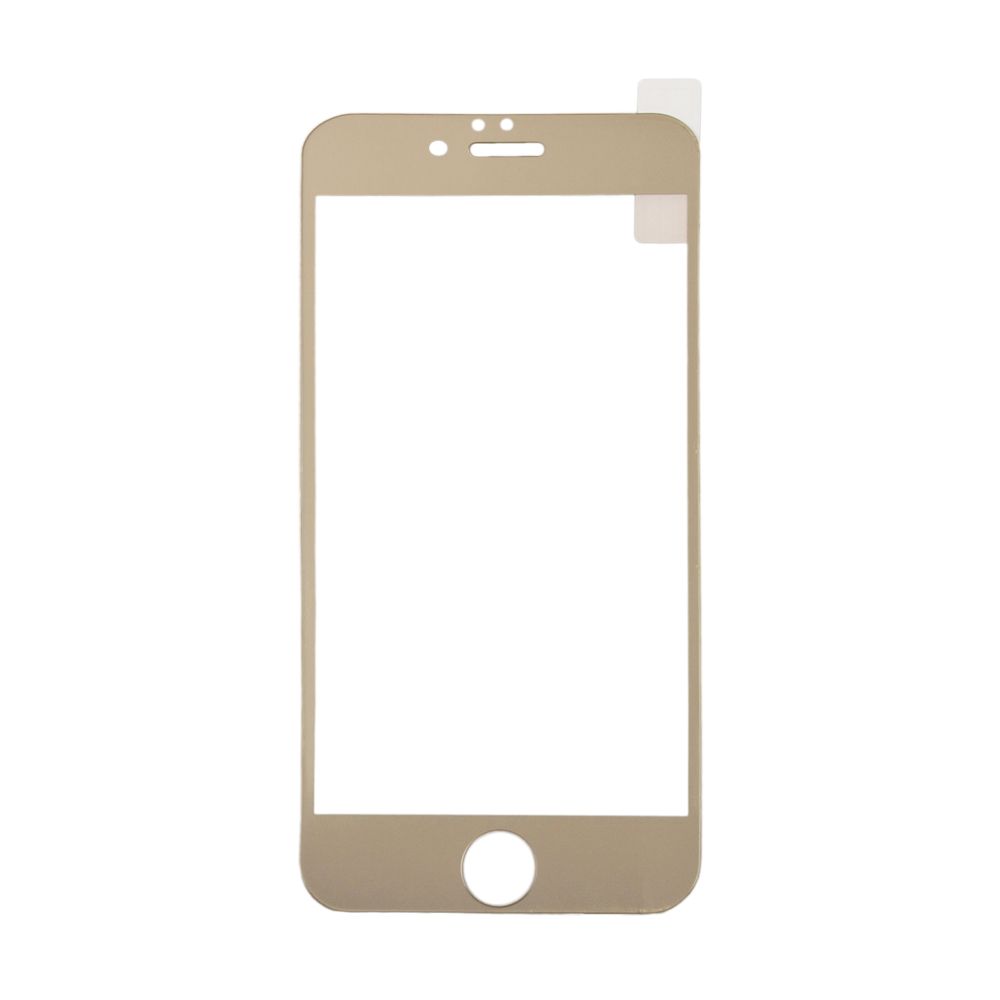 Защитное стекло 2,5D для iPhone 6/6s Tempered Glass 0,33 мм 9H (двойное/золотое/ударопрочное)
