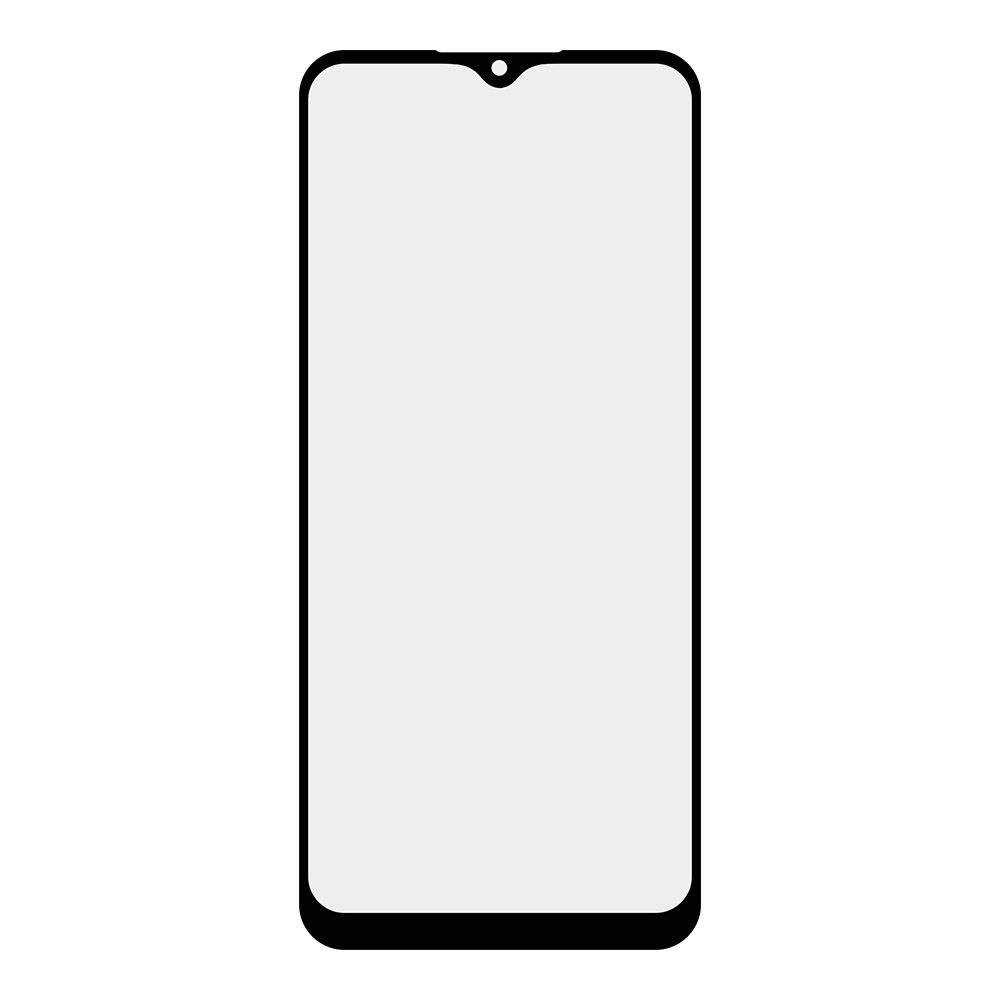 Стекло + OCA пленка для переклейки Realme C33 (черный)