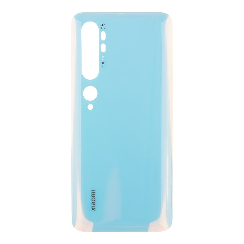 Задняя крышка для Xiaomi Mi Note 10 (M1910F4G)/Mi Note 10 Pro (M1910F4S) (бело-голубой)