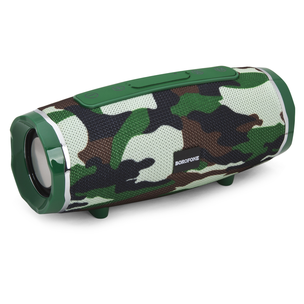 Bluetooth колонка BOROFONE BR3 BT 5.0, 5Wx2, AUX/microSD/USB/FM (камуфляж)