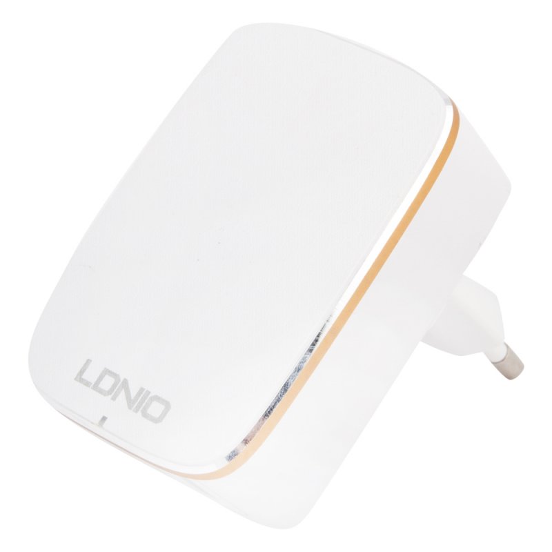 Сетевое зарядное устройство (СЗУ) LDNIO 4 USB выхода 4,4А A4404 белое (коробка)