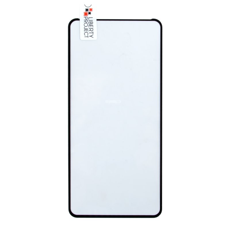 Защитное стекло "LP" для Huawei P40 Thin Frame Full Glue с рамкой 0,33 мм 2,5D 9H (черное)